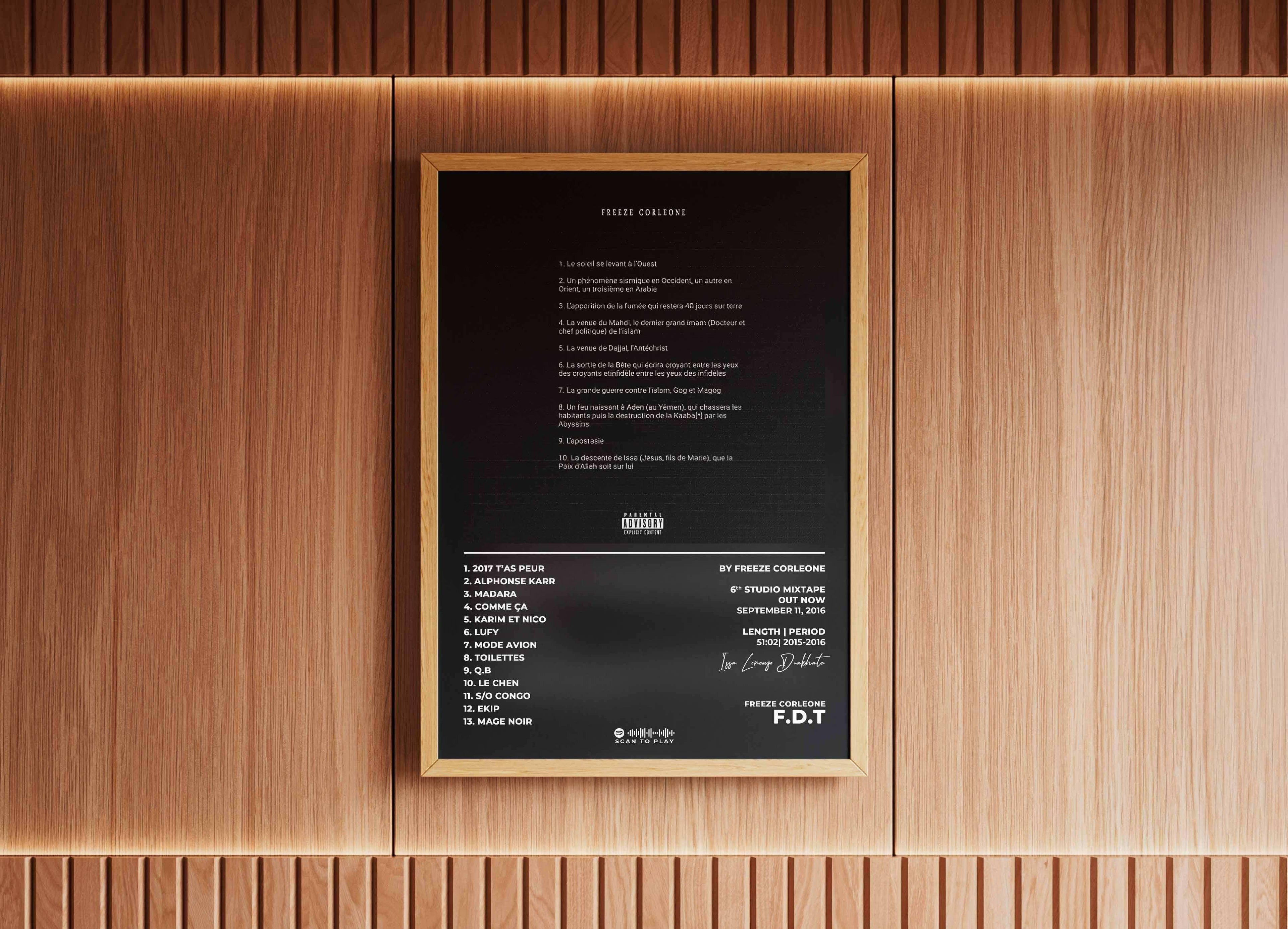 FDT Freeze Corleone Poster - Backyard