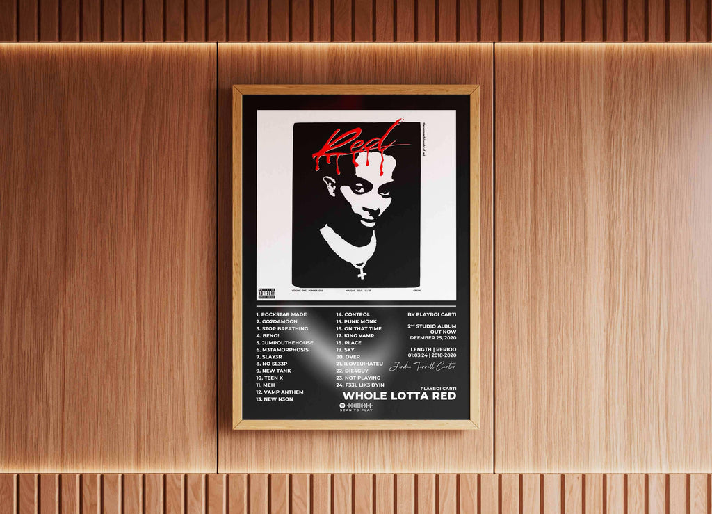 Whole Lotta Red Playboi Carti Poster - Backyard