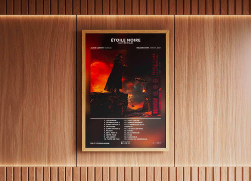 Poster Étoile Noire Luv Resval - Backyard