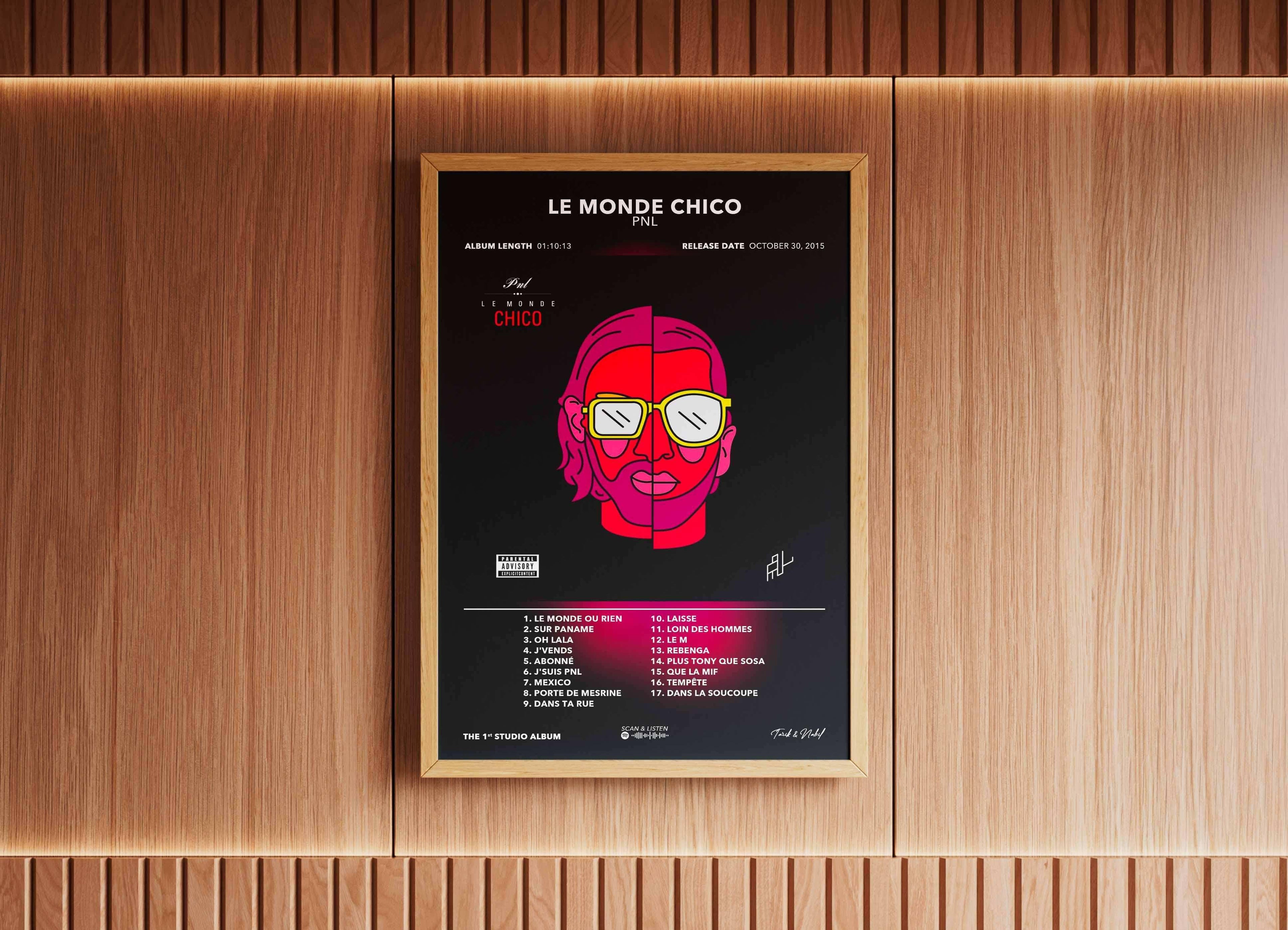 Poster Le Monde Chico PNL - Backyard