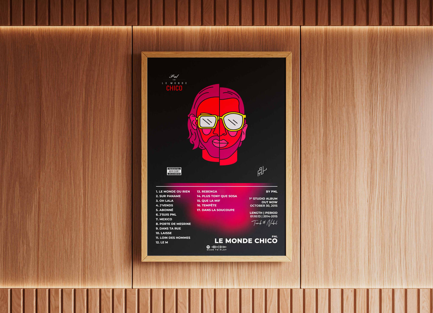 Le Monde Chico PNL Poster