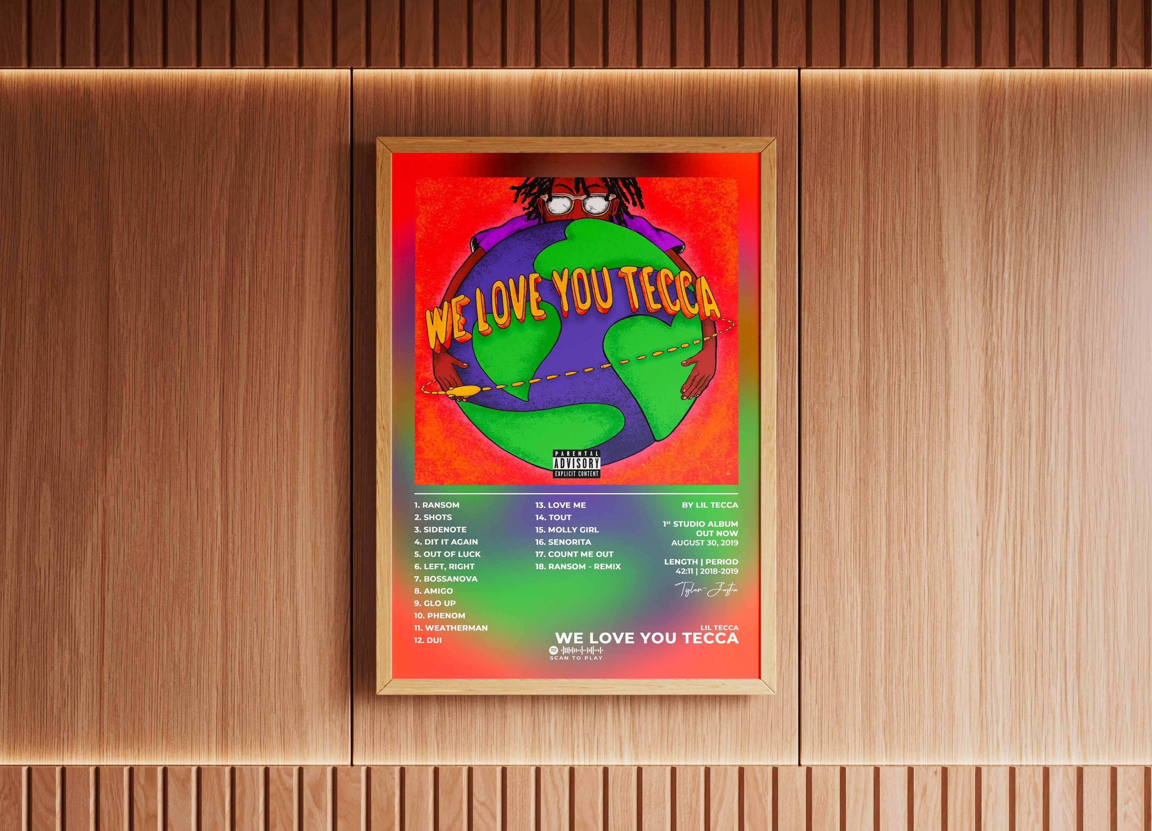 We Love You Tecca Lil Tecca Poster - Backyard