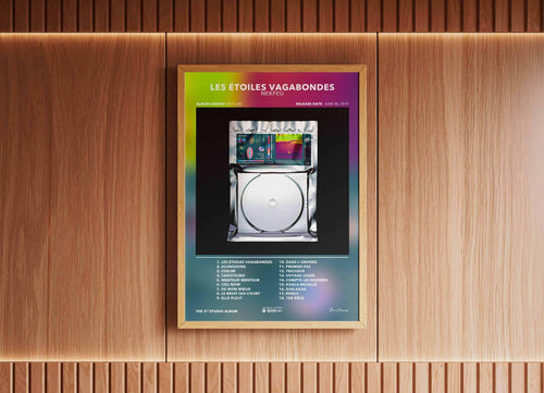Poster Les Étoiles Vagabondes Nekfeu - Backyard