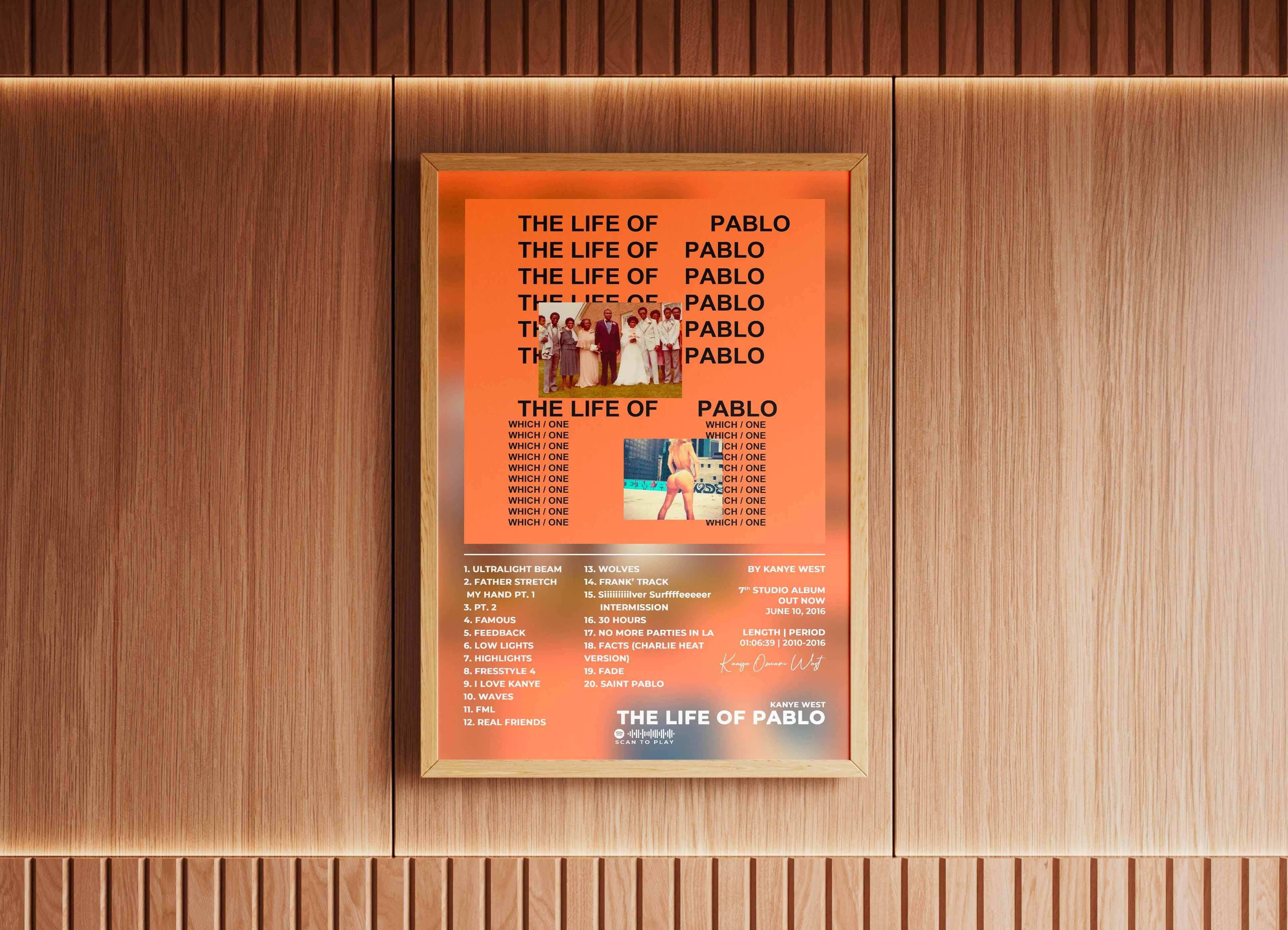The Life Of Pablo Kanye West Poster - Backyard