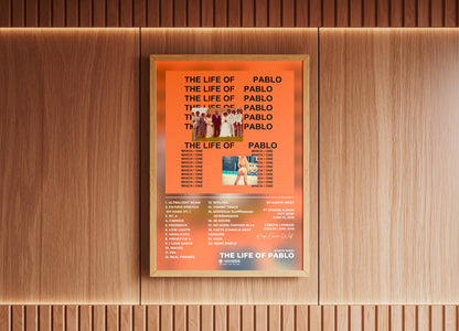 The Life Of Pablo Kanye West Poster