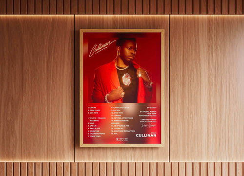 Affiche album Cullinan, fait en France, livraison gratuite 48h, cadeau idéal pour Noël