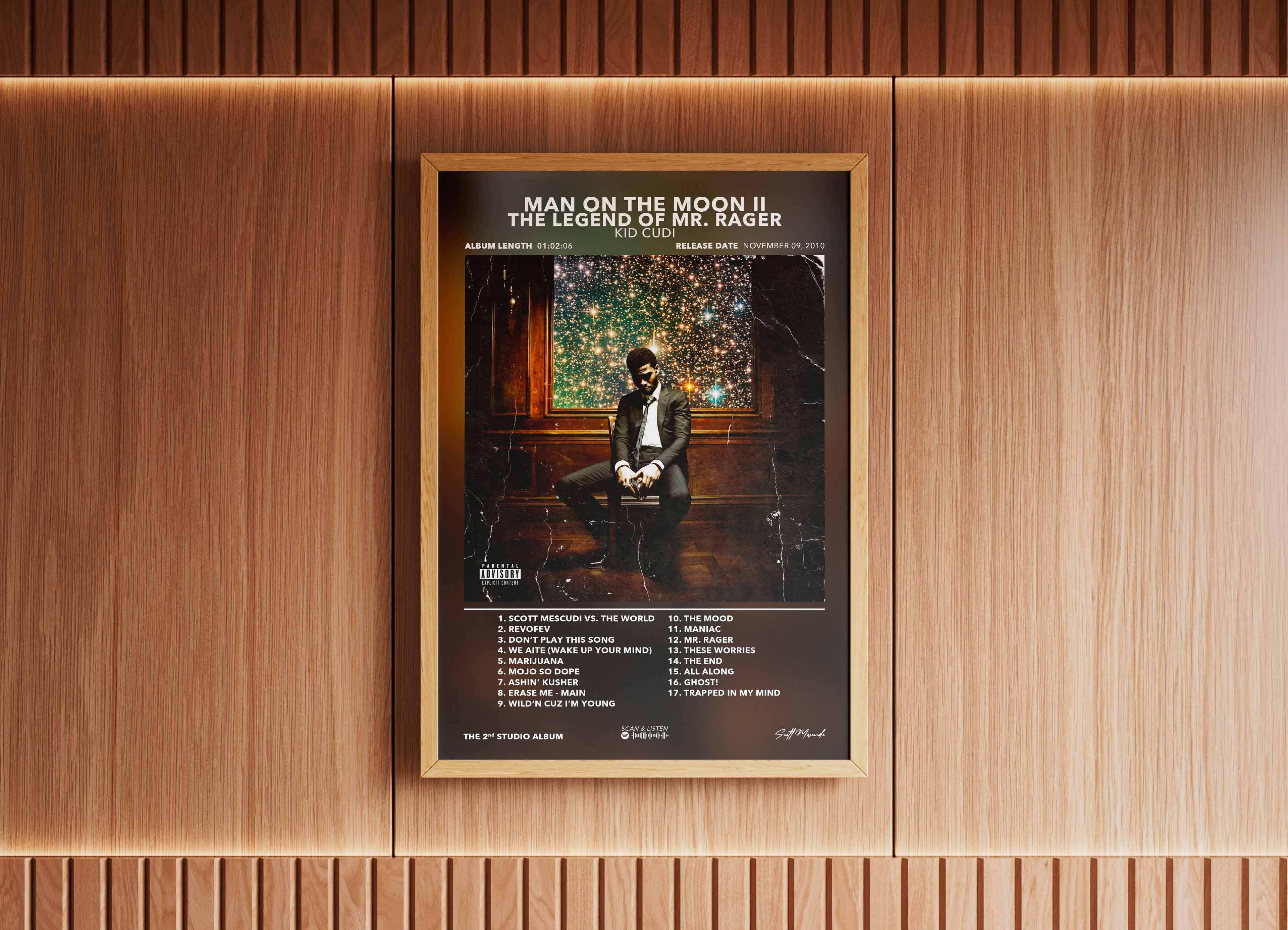 Poster Man On The Moon 2 : The Legend Of Mr Rager Kid Cudi - Backyard