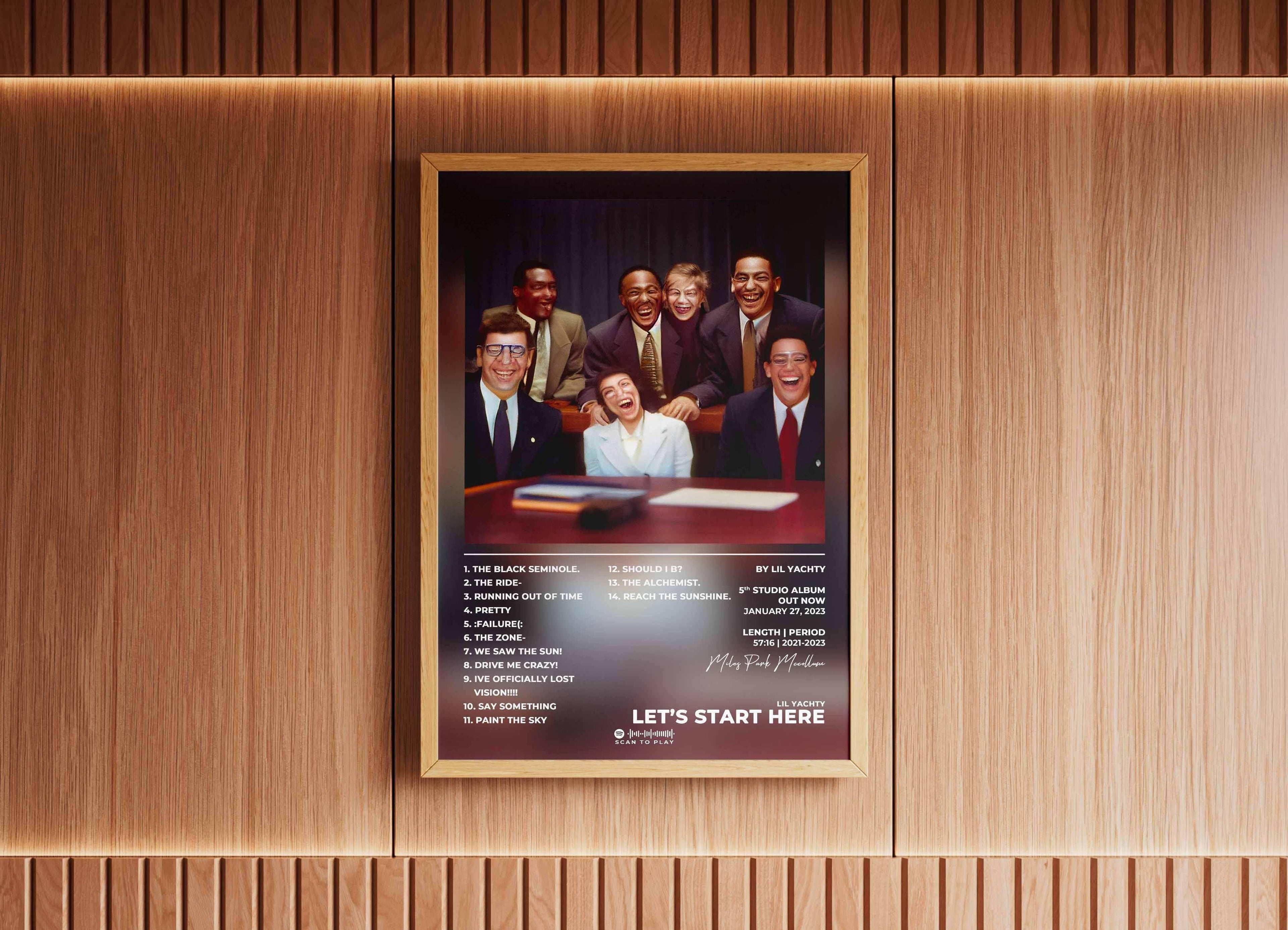 Let's Start Here Lil Yachty Poster - Backyard