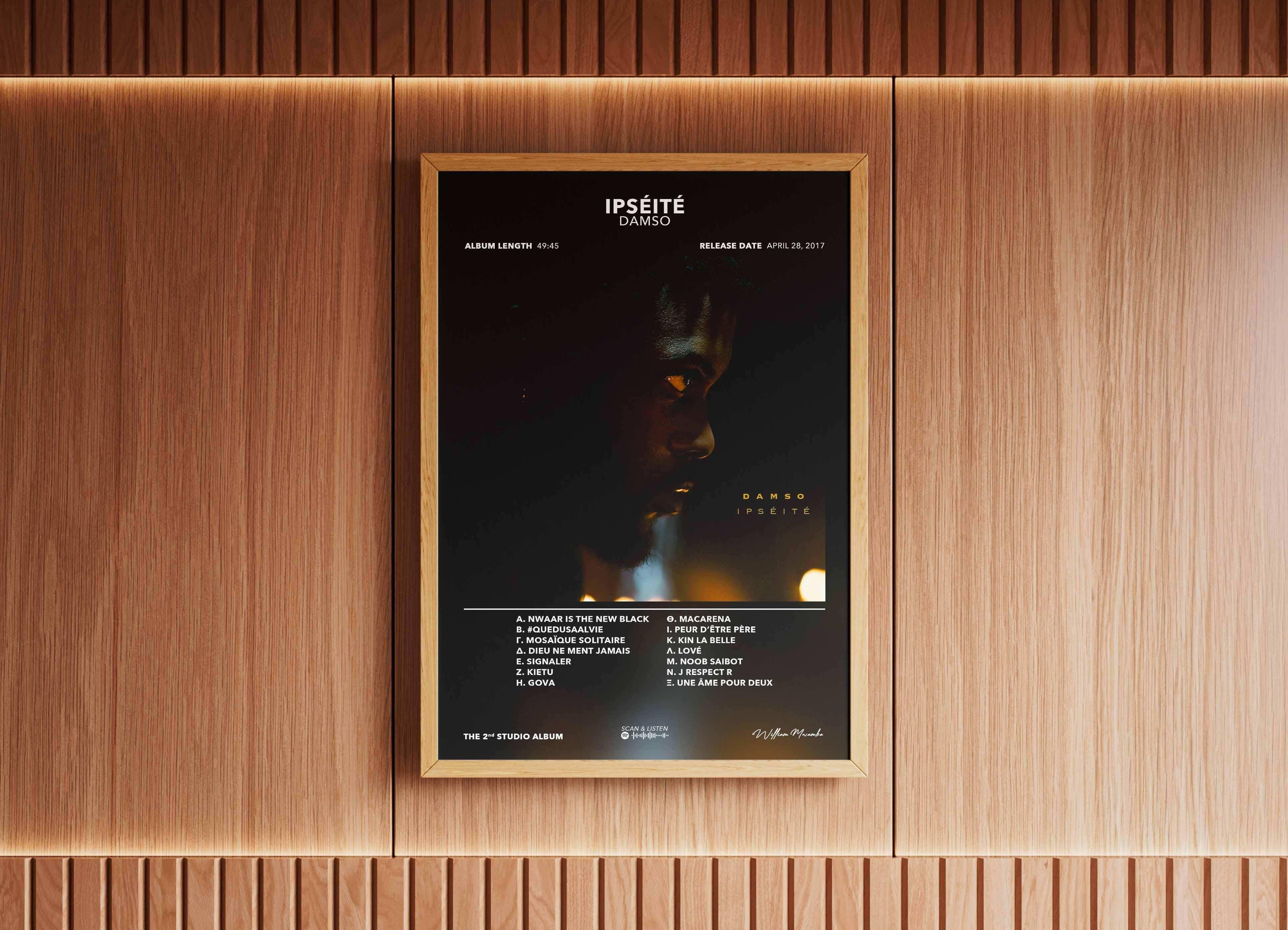 Poster Ipséité Damso - Backyard