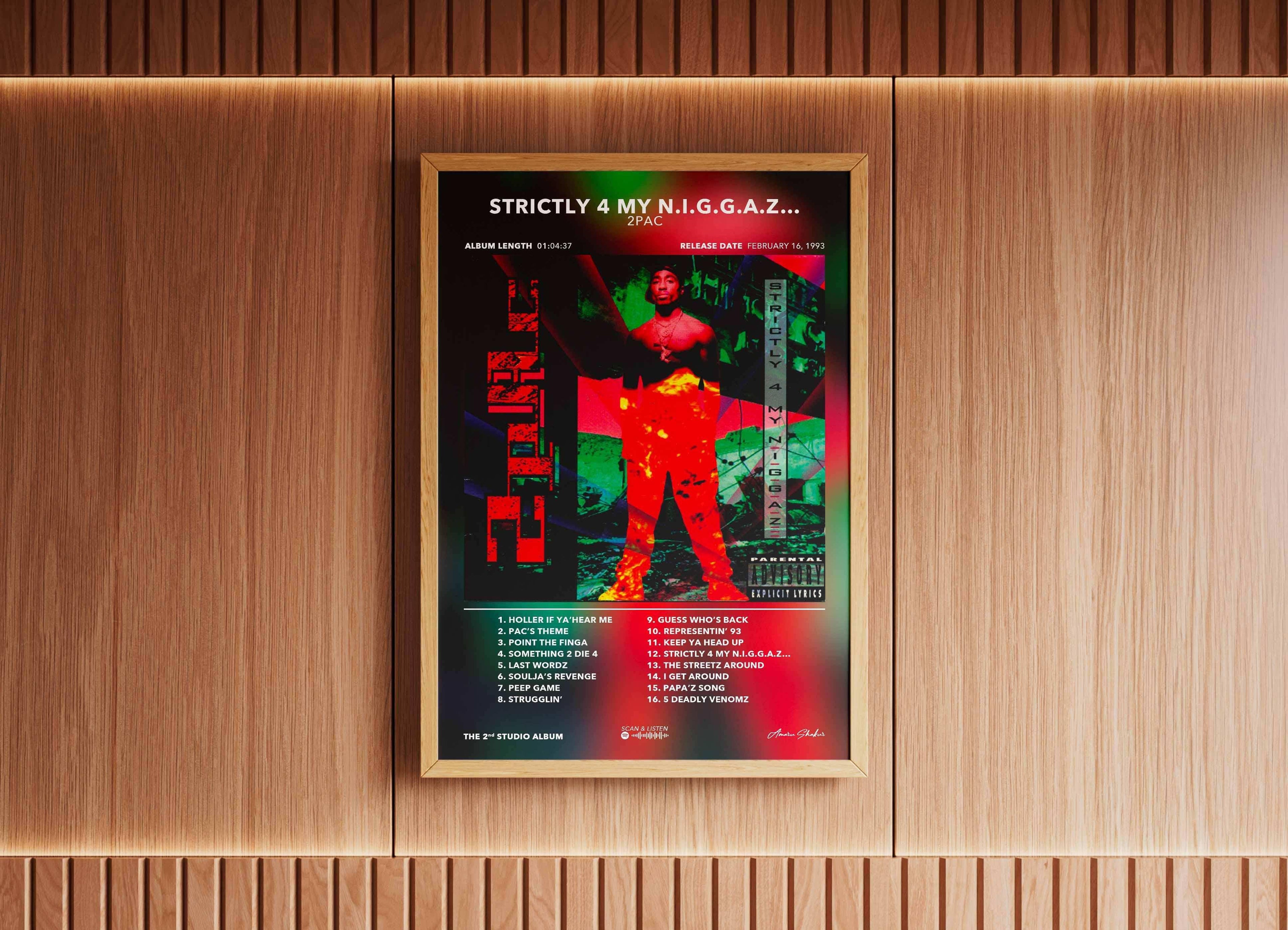 Poster Strictly 4 My Niggaz 2Pac - Backyard