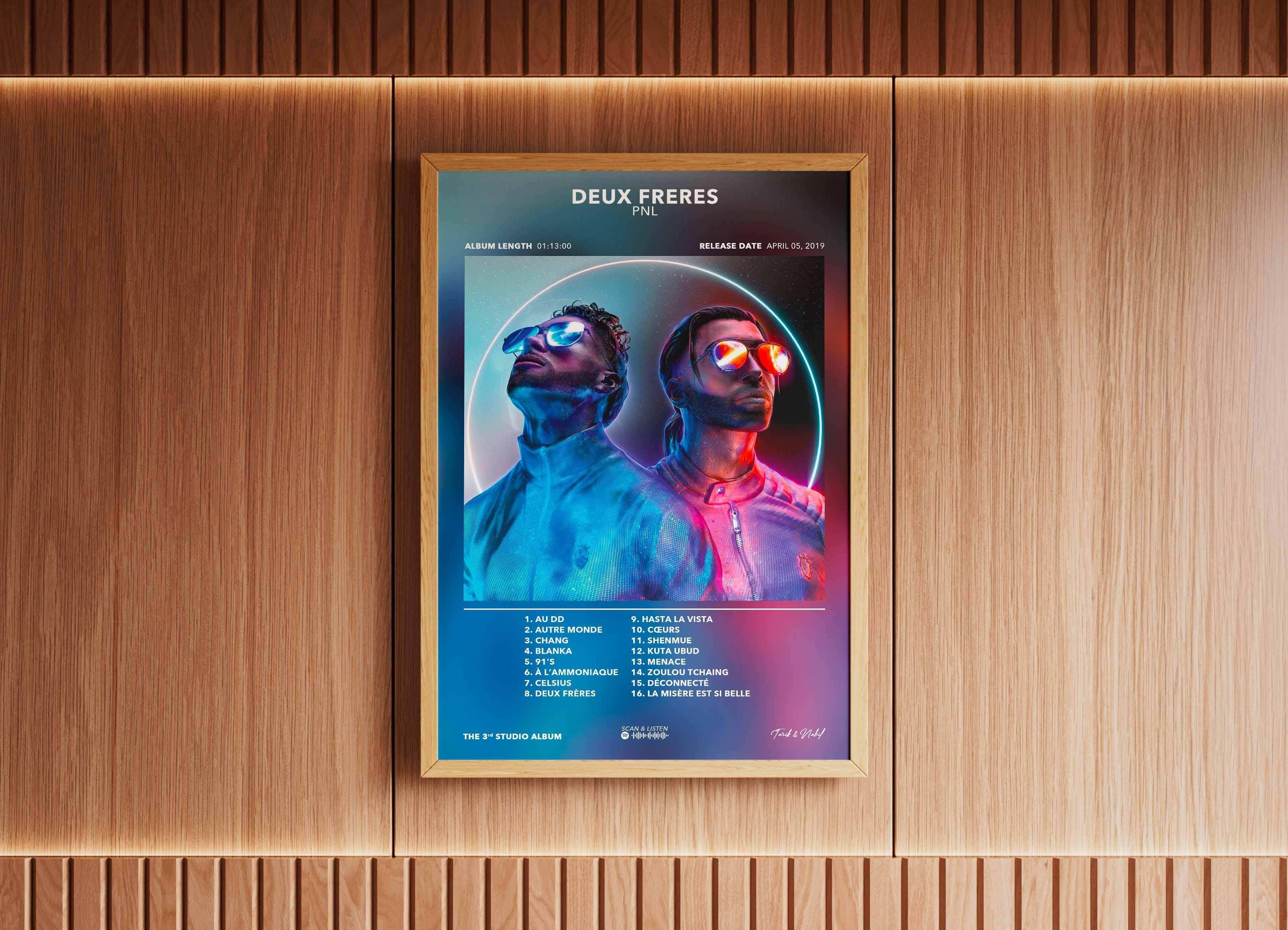 Poster Deux Frères PNL - Backyard