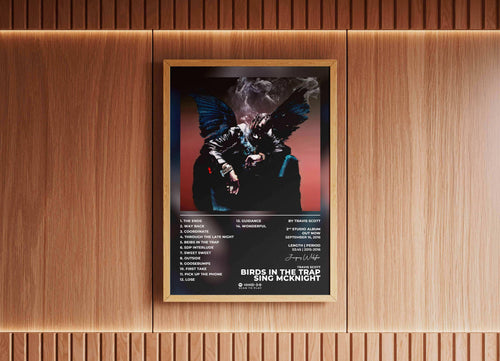 Birds In The Trap Sing Mcknight Travis Scott Poster - Backyard