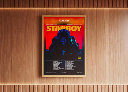 Poster Starboy The Weeknd