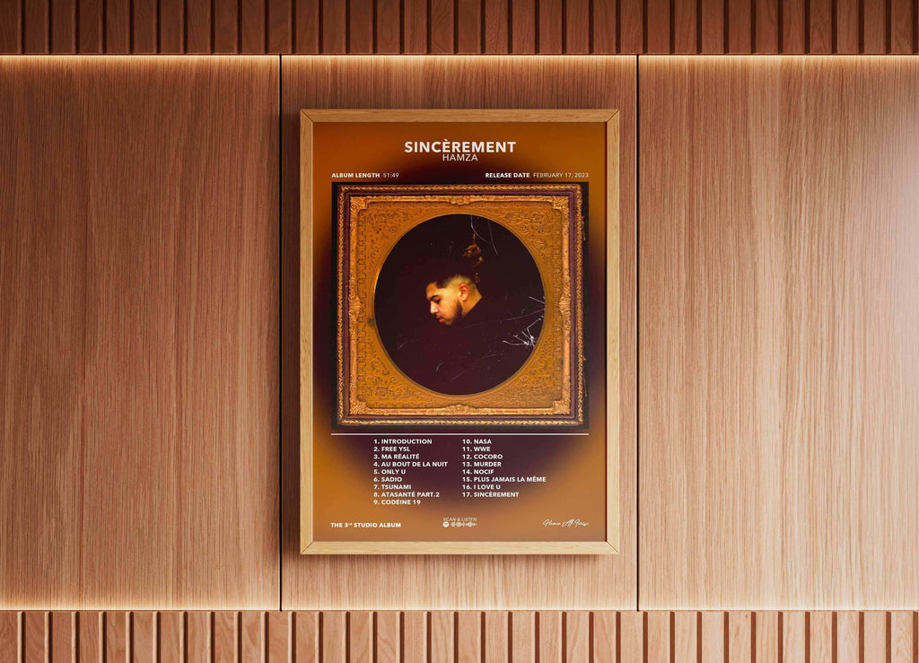 Poster Sincèrement Hamza - Backyard