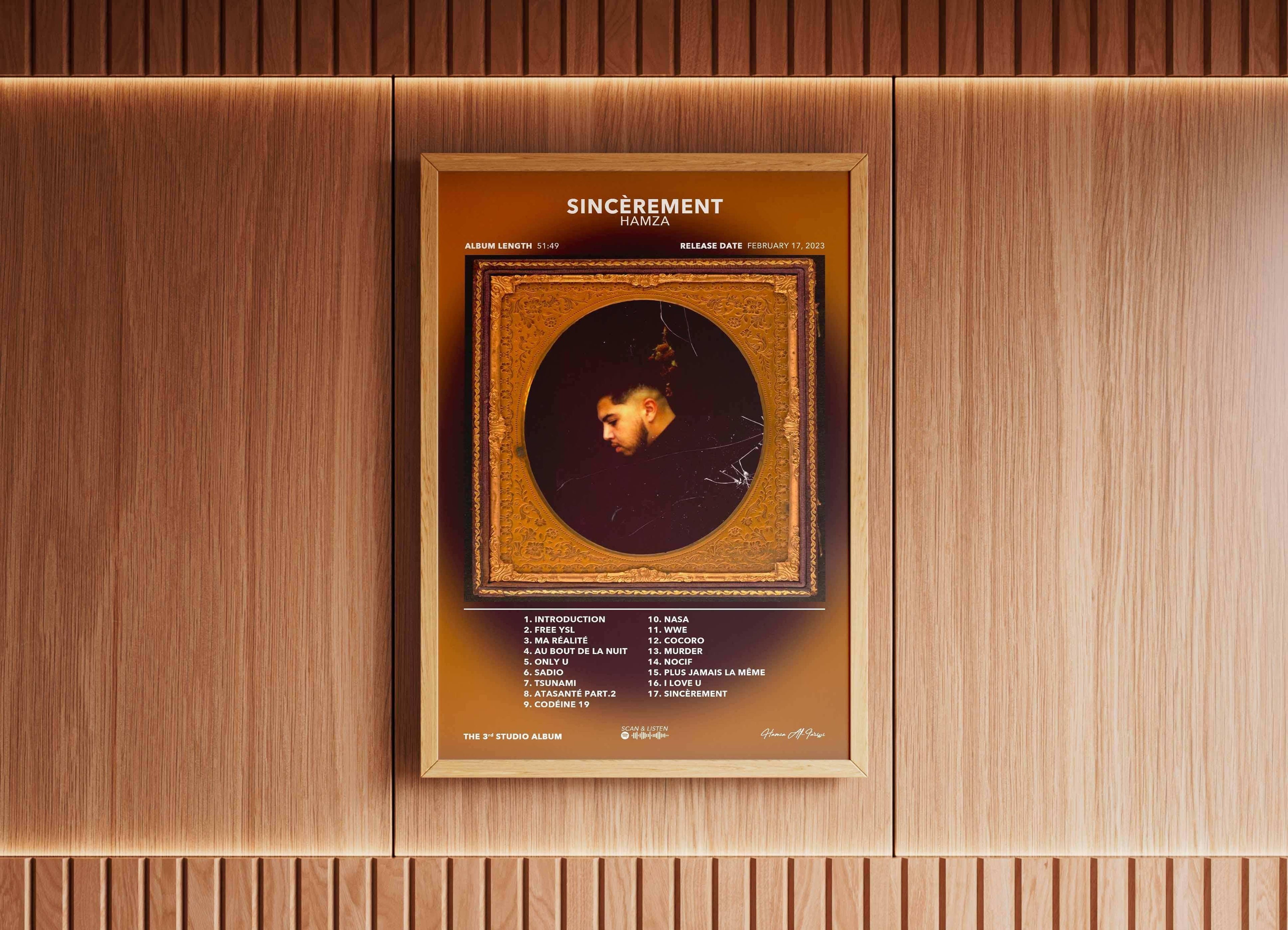 Poster Sincèrement Hamza - Backyard