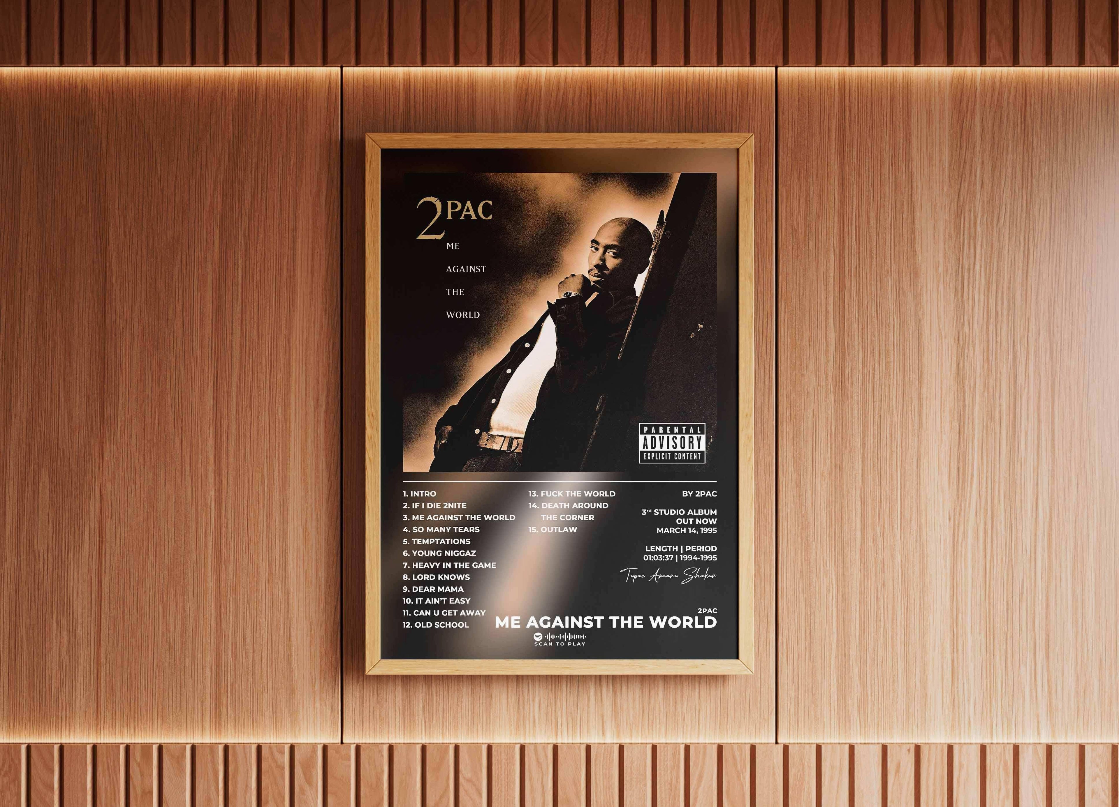 Me Against The World 2Pac Poster - Backyard