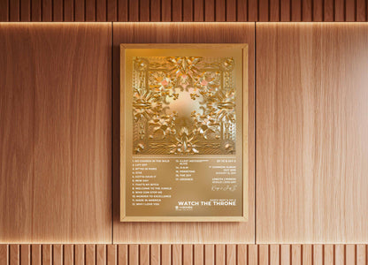 Watch The Throne Kanye West & Jay-Z Poster