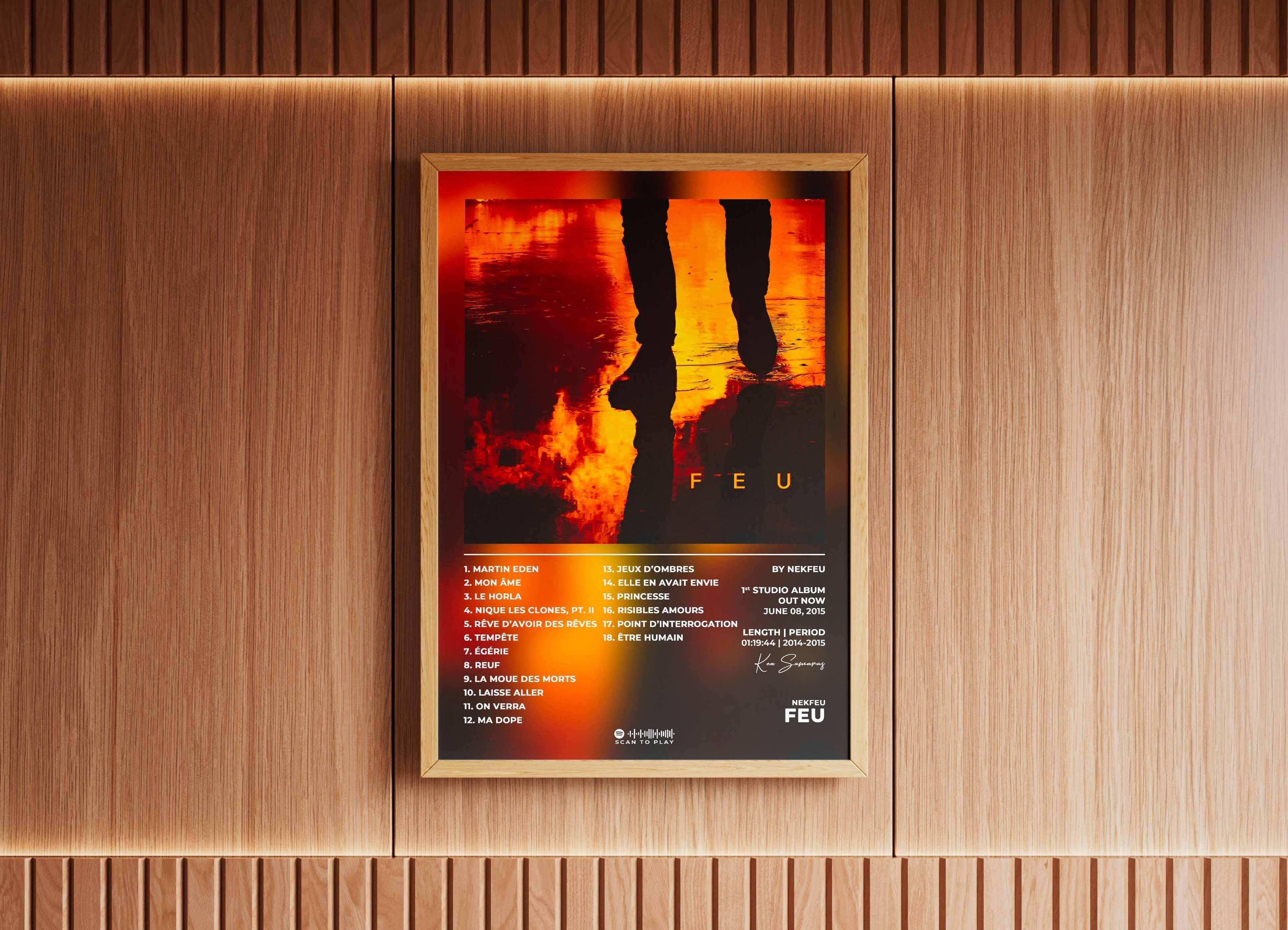 Feu Nekfeu Poster - Backyard