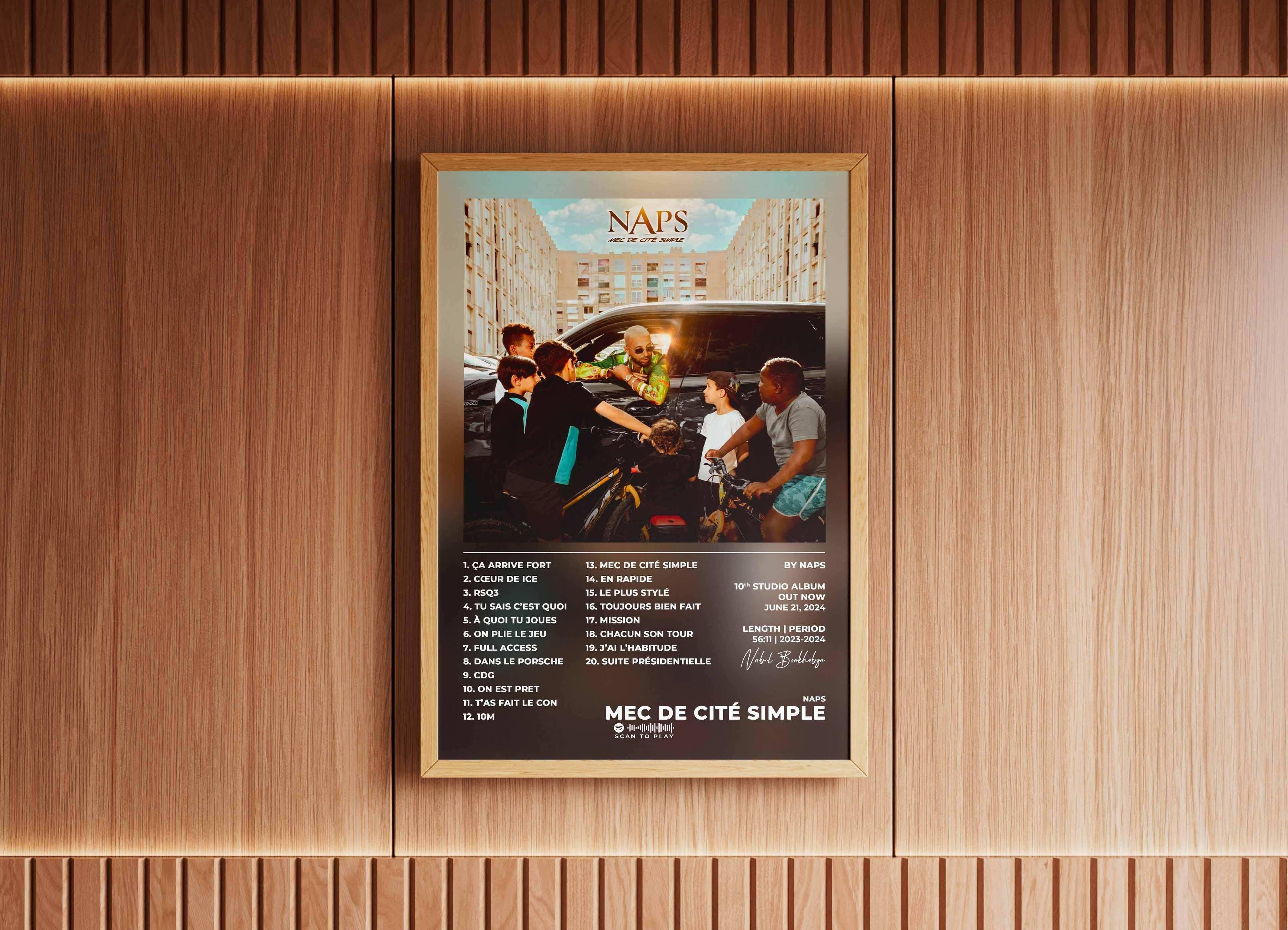 Mec De Cité Simple Naps Poster - Backyard