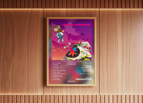 Graduation Kanye West Poster - Backyard