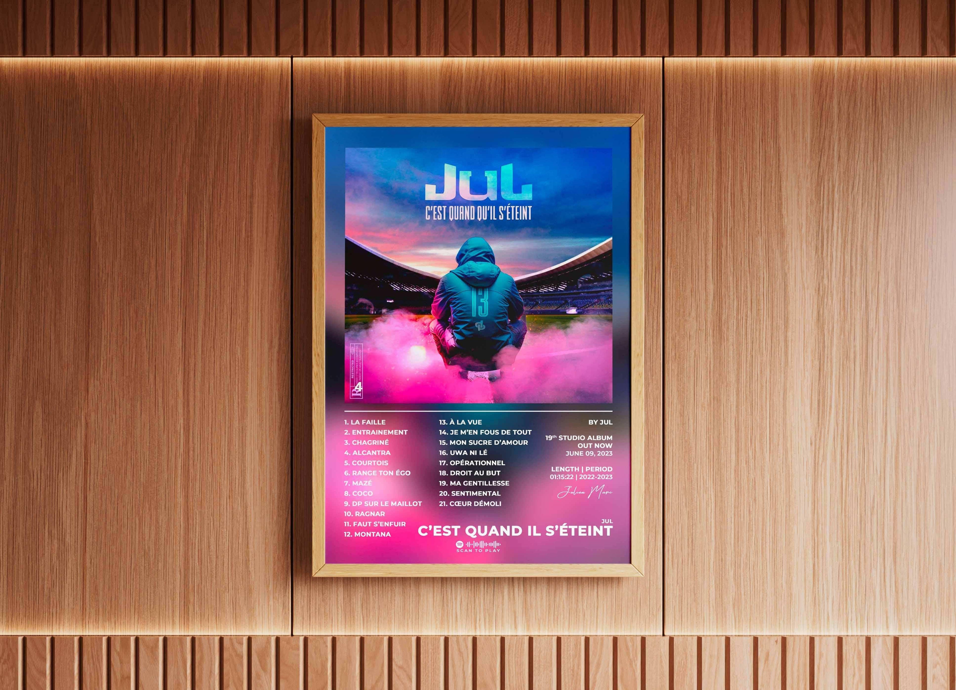 C'est Quand Il S'éteint ? Jul Poster - Backyard