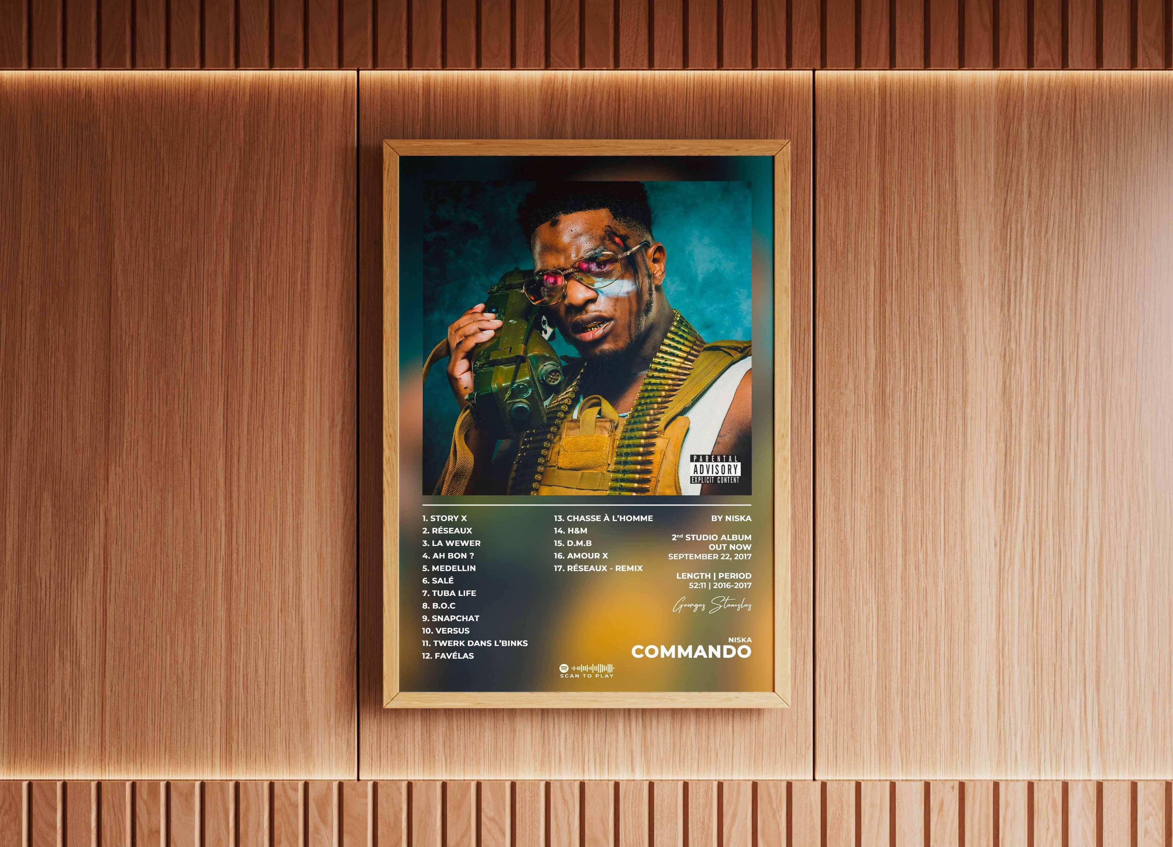 Commando Niska Poster - Backyard