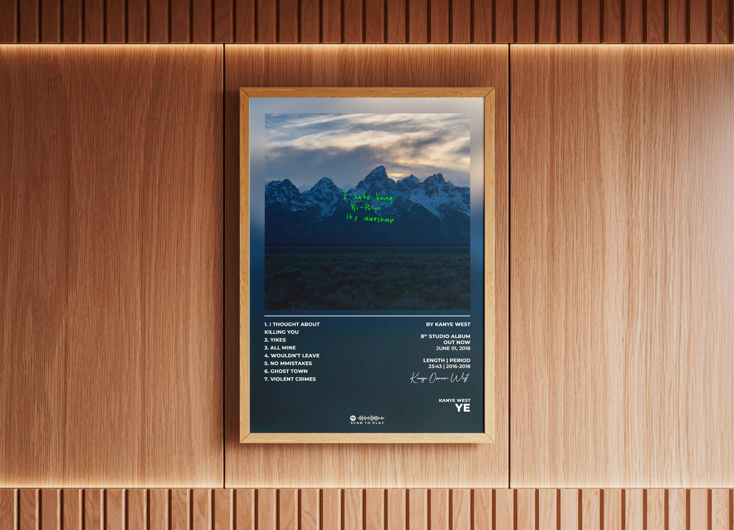 Ye Kanye West Poster