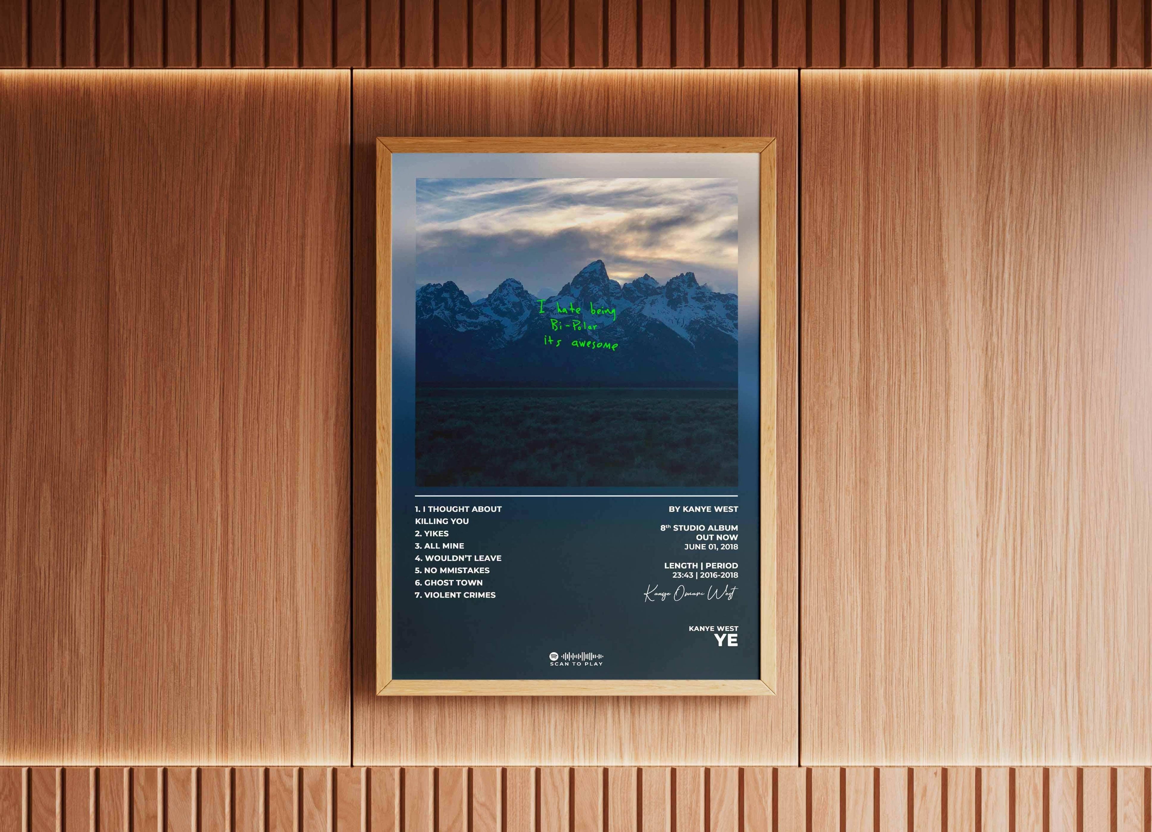 Ye Kanye West Poster - Backyard