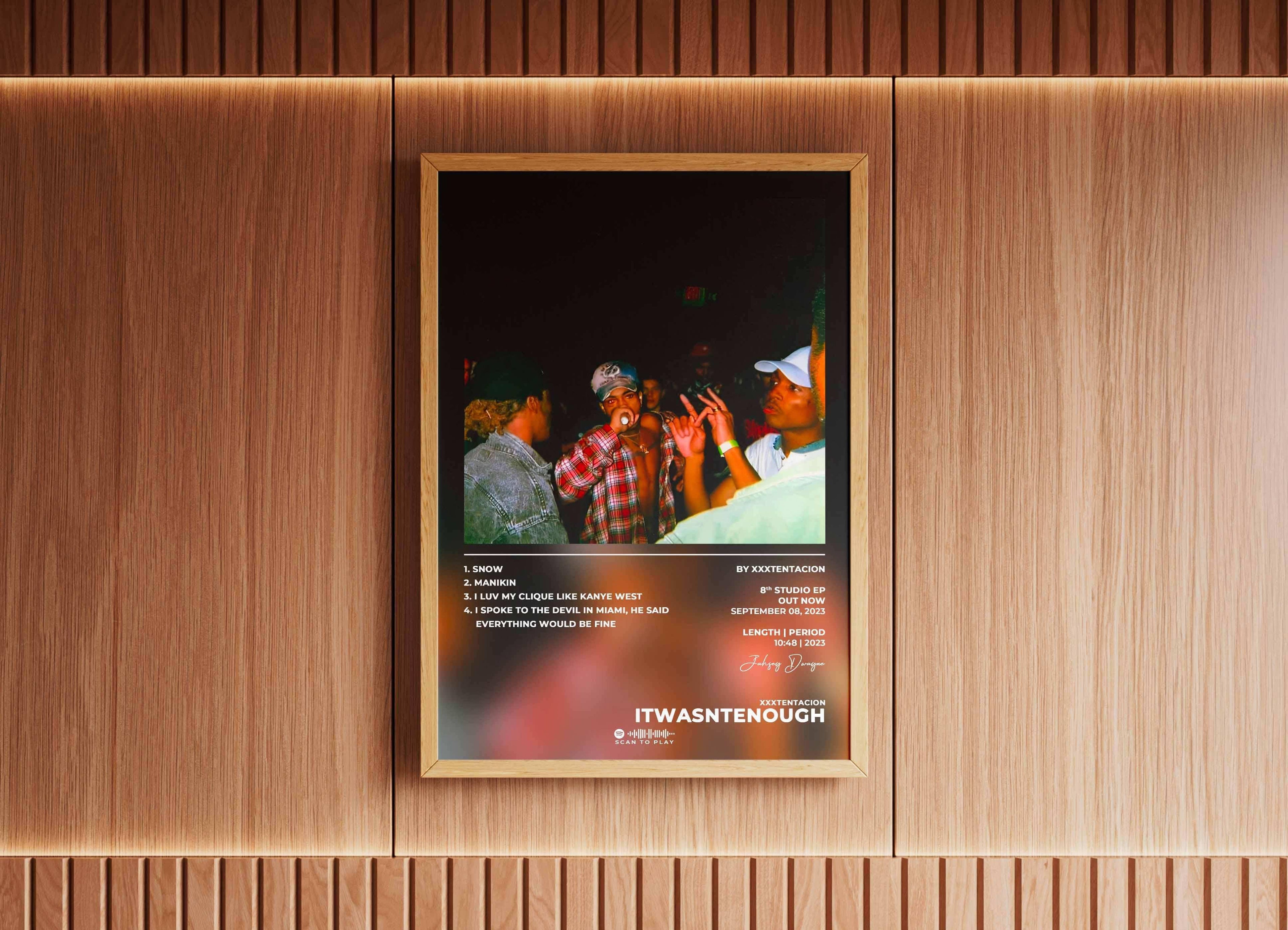 Itwasntenough Xxxtentacion Poster - Backyard