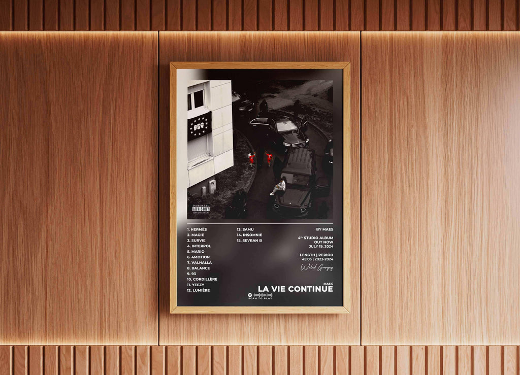 La Vie Continue Maes Poster - Backyard
