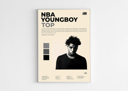 Top Youngboy NBA Poster Backyard