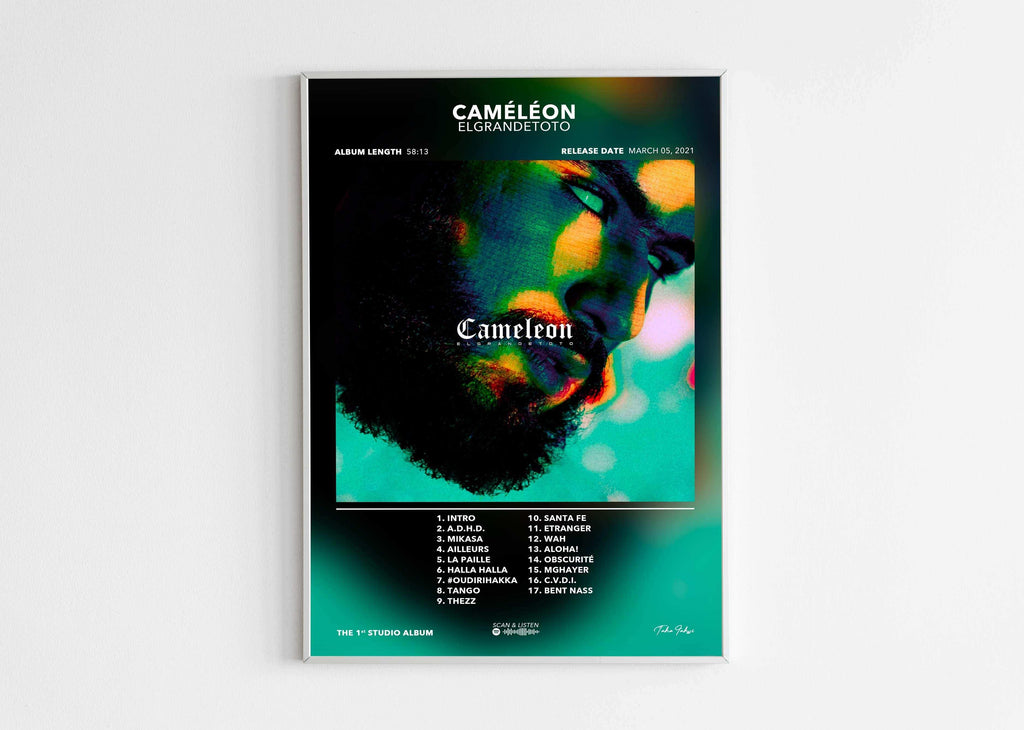 Poster Caméléon ElGrandeToto - Backyard