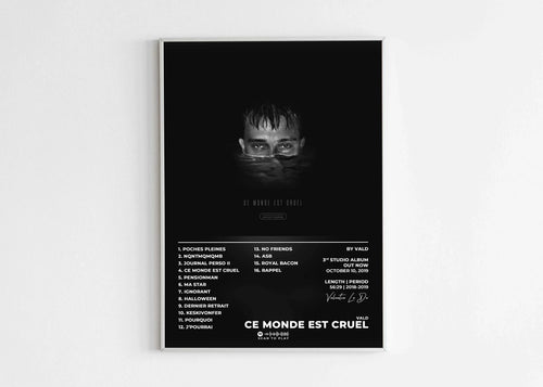 Ce Monde Est Cruel Vald Poster - Backyard