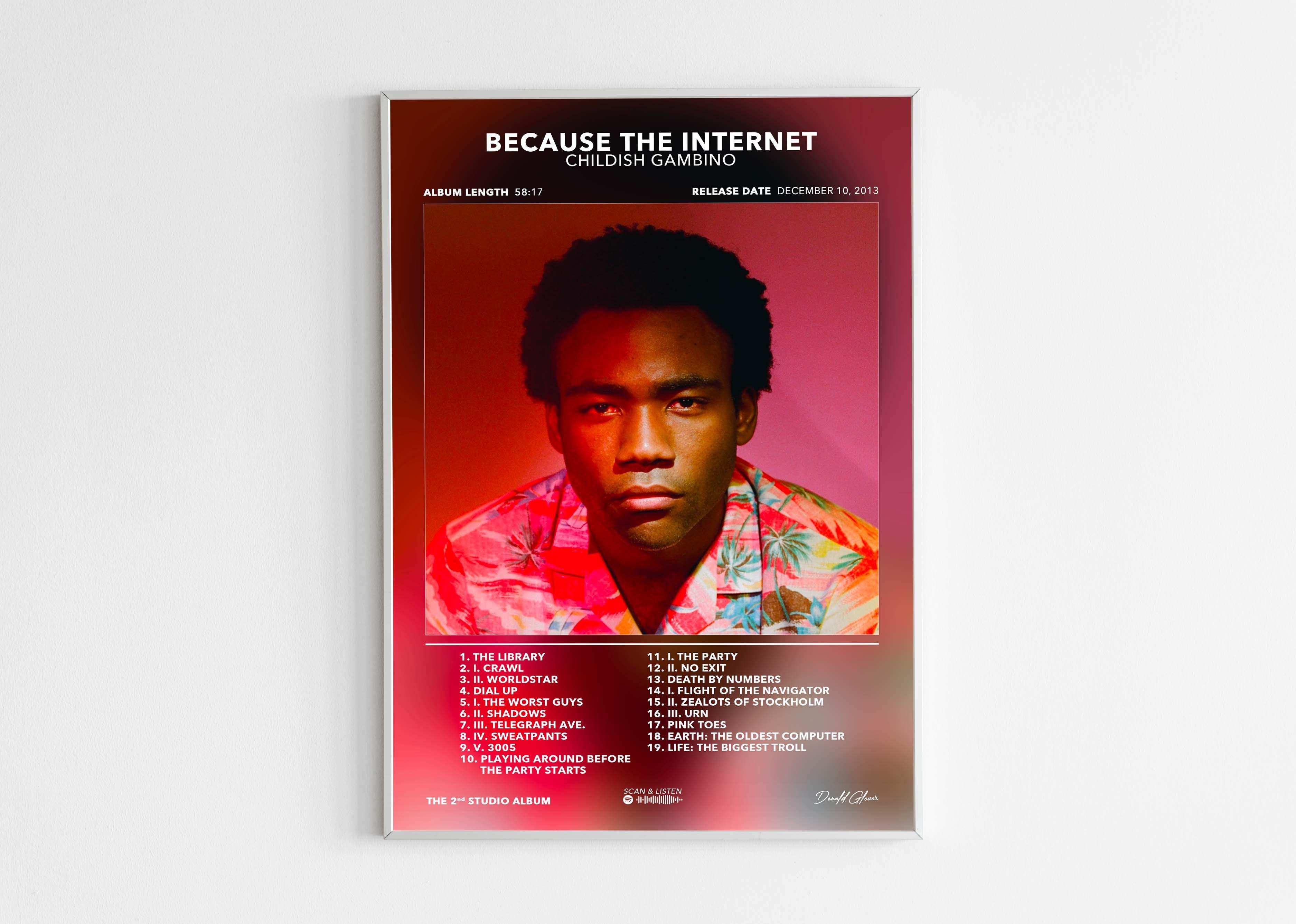 Poster Because The Internet Childish Gambino - Backyard