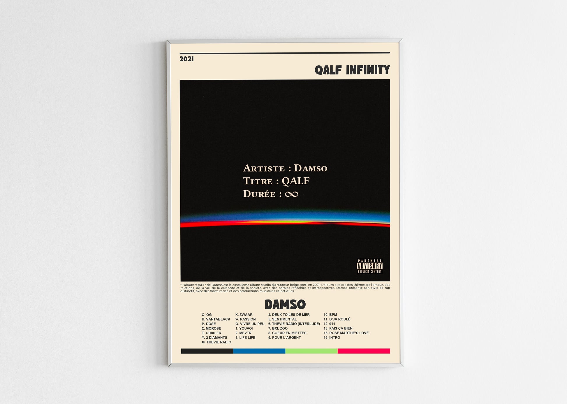 Qalf Infinity Damso Poster Backyard