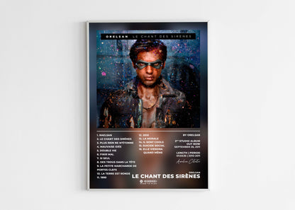 Le Chant Des Sirènes Orelsan Poster Backyard