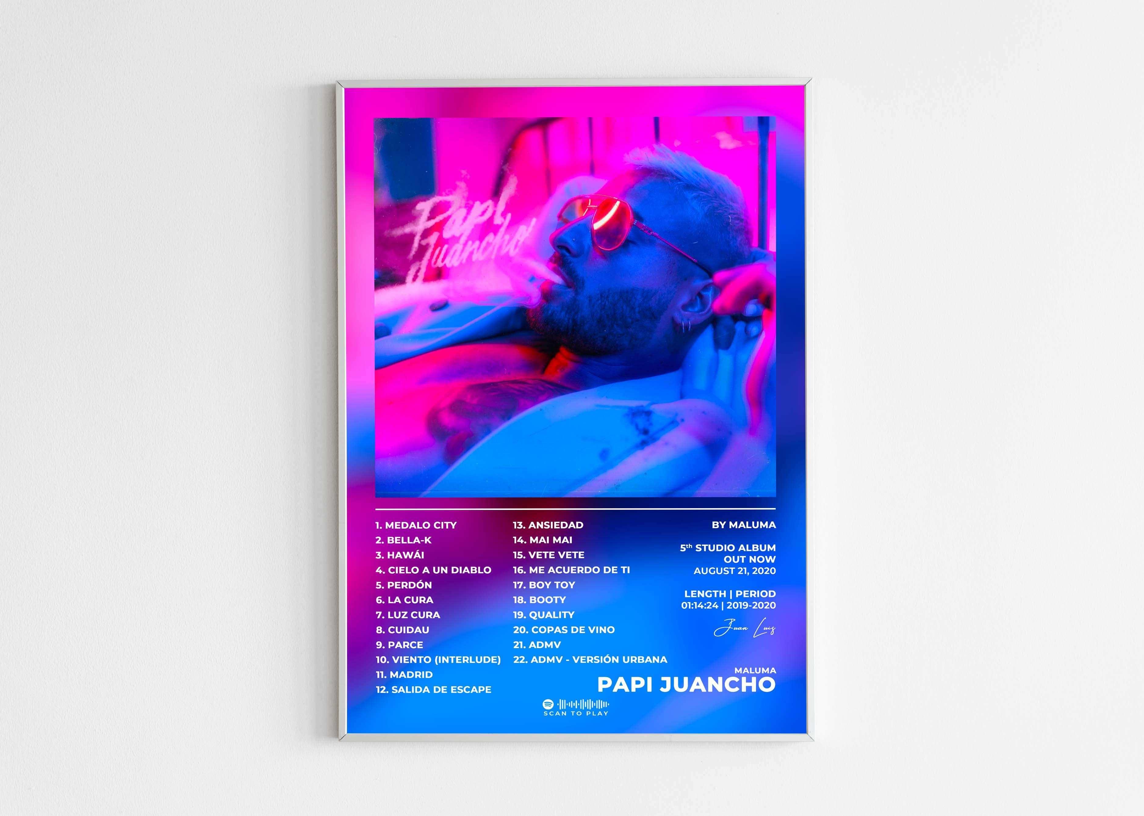 Papi Juancho Maluma Poster - Backyard