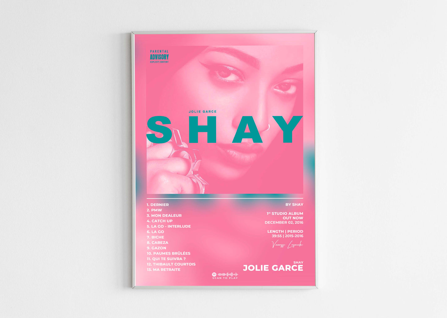 Jolie Garce Shay Poster Backyard