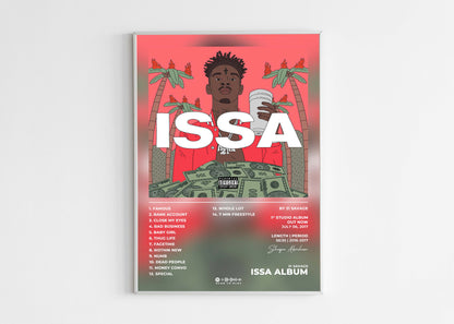 Issa 21 Savage Poster Backyard