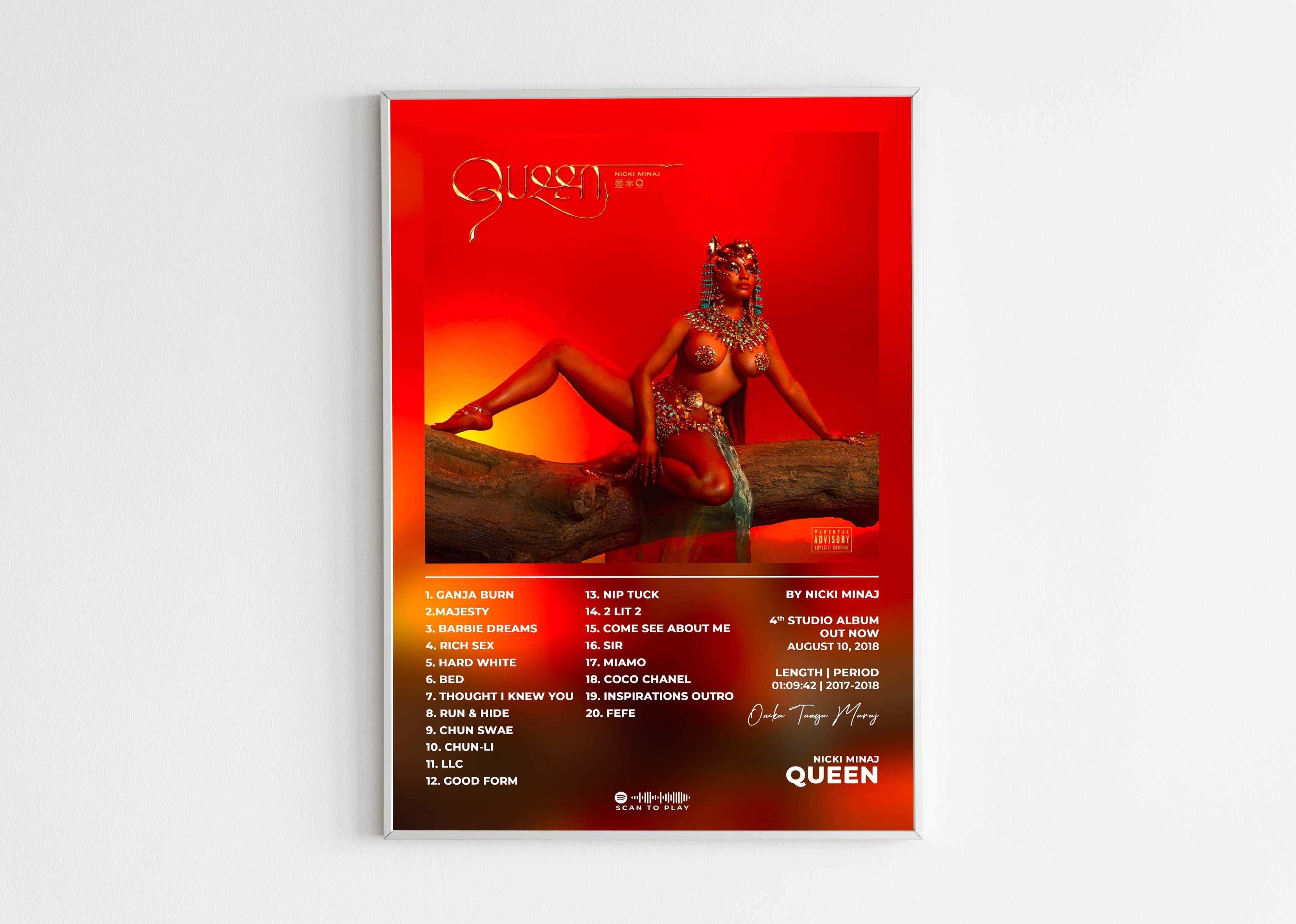 Queen Nicki Minaj Poster - Backyard