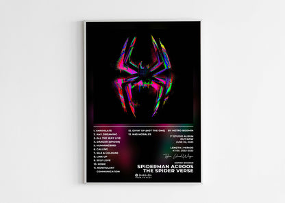 Spider-Man : Acroos The Spider-Verse Metro Boomin Poster Backyard