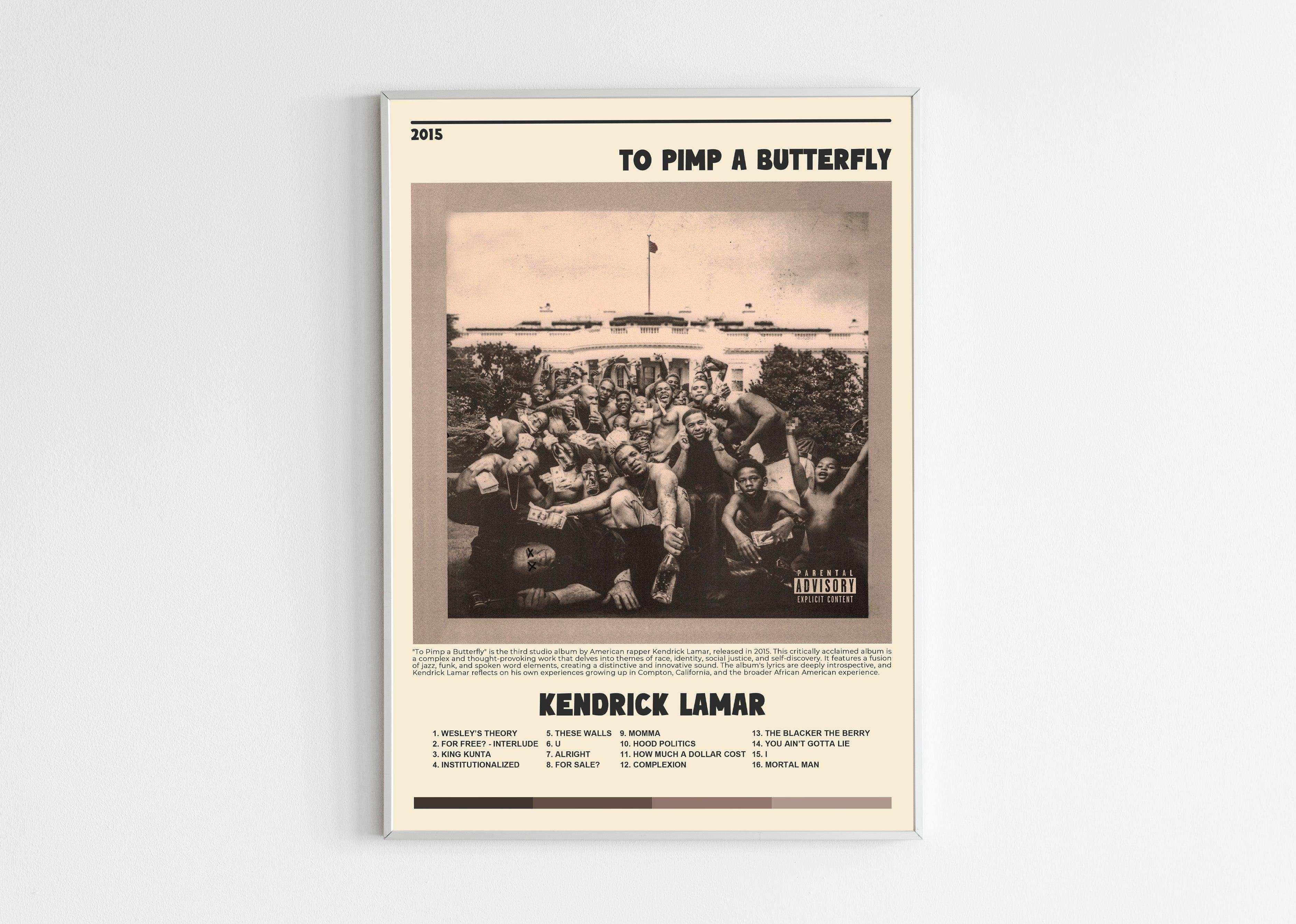 To Pimp A Butterfly Kendrick Lamar Poster - Backyard