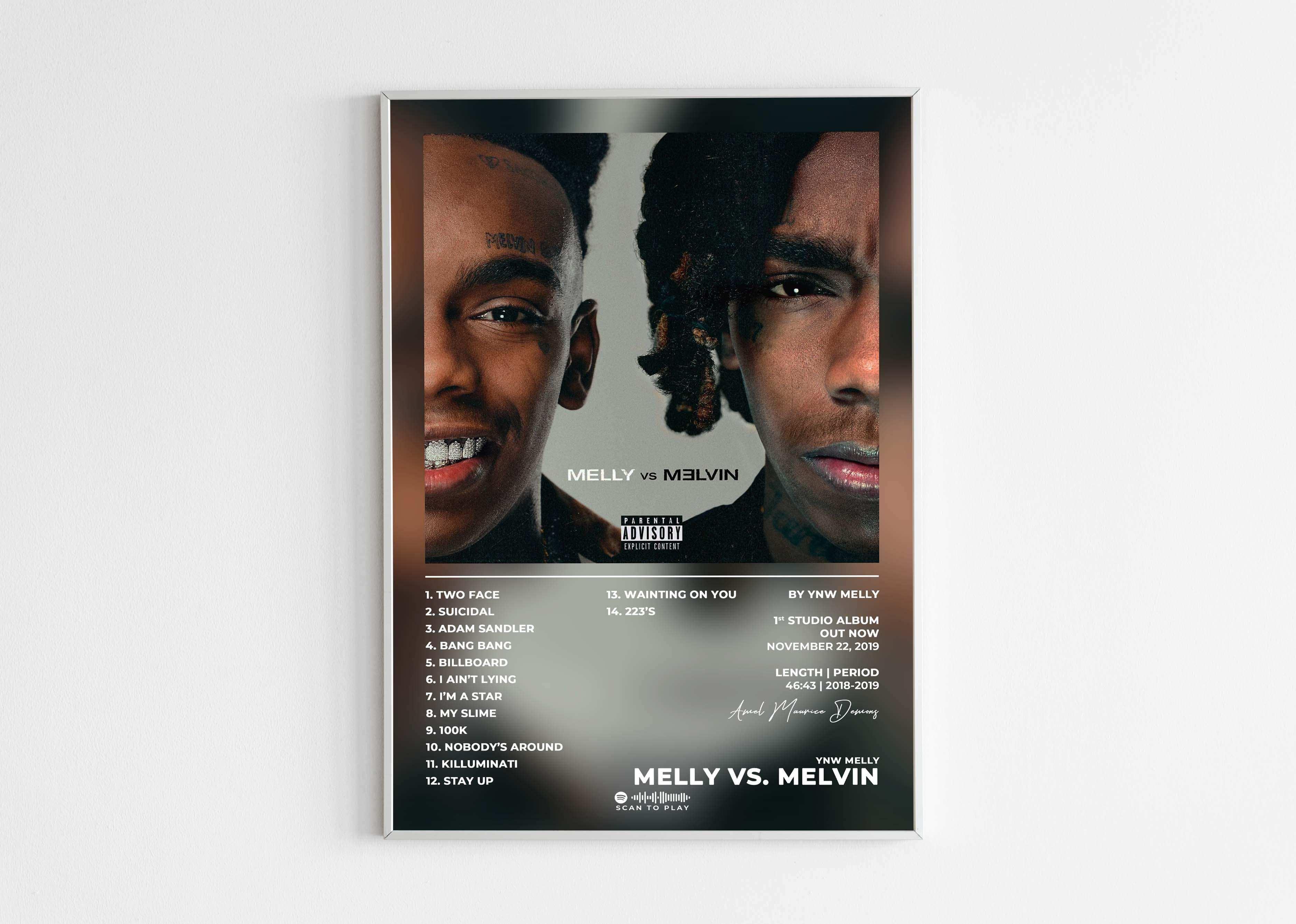 Melly vs Mevin YNW Melly Poster - Backyard