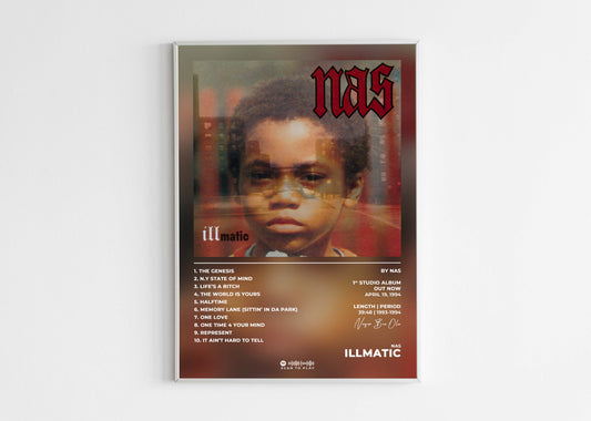 Illmatic Nas Poster Backyard