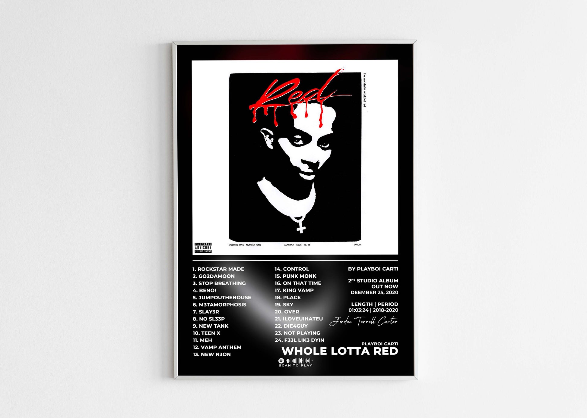 Whole Lotta Red Playboi Carti Poster Backyard