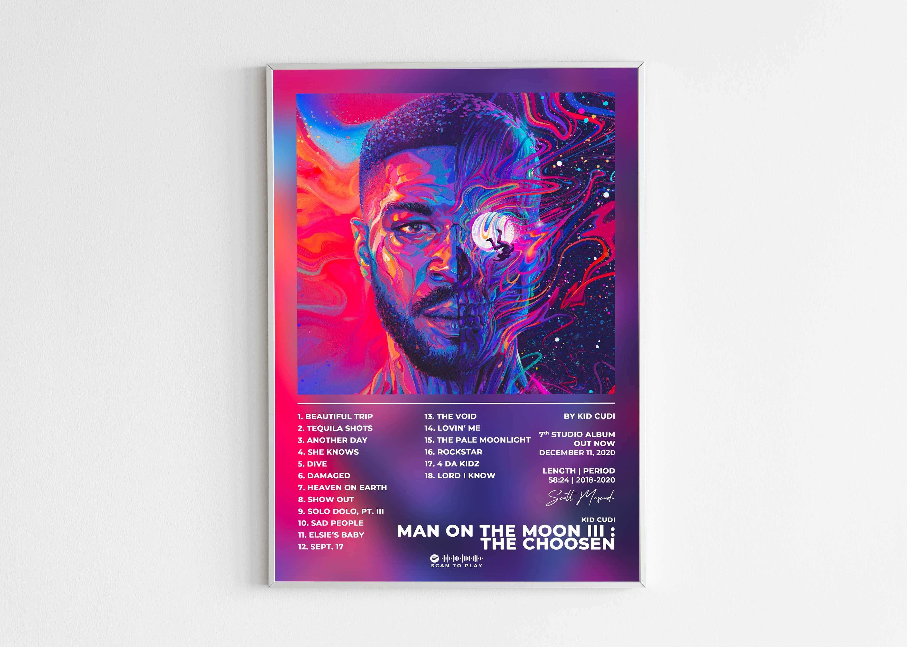 Man On The Moon 3 : The Choosen Kid Cudi Poster - Backyard
