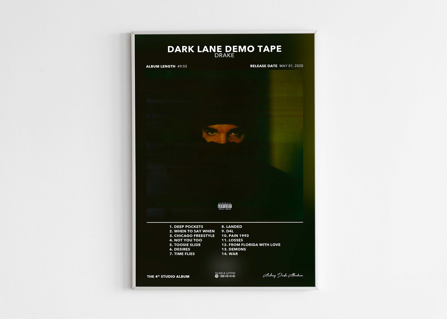 Poster Dark Lane Demo Tape Drake