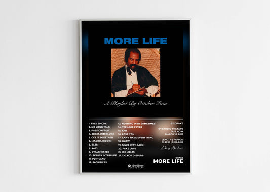 More Life Drake Poster Backyard