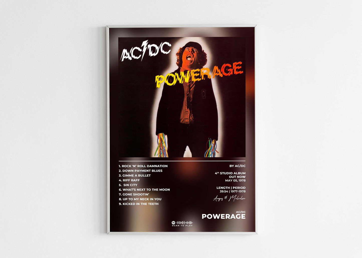 Powerage AC/DC Poster Backyard