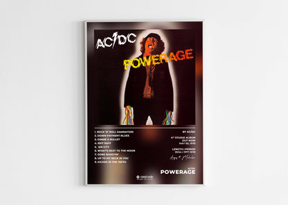 Powerage AC/DC Poster Backyard